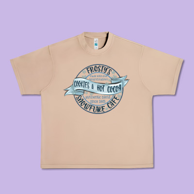 Frostys Snowflake Cafe Urban Heavy Tee Designed By Maliassmallbusiness