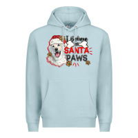 Blue Mist i believe in santa paws Premium Hoodie - CowGirlArtShop
