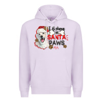 Lilac i believe in santa paws Premium Hoodie - CowGirlArtShop