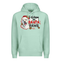 Seafoam i believe in santa paws Premium Hoodie - CowGirlArtShop