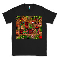 Black feliz navidad Christmas cactus leopard Classic Tee - JahusDesignShop