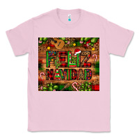 Bubblegum Pink feliz navidad Christmas cactus leopard Classic Tee - JahusDesignShop
