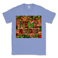 Colony Blue feliz navidad Christmas cactus leopard Classic Tee - JahusDesignShop