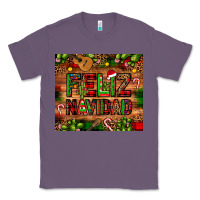 Lavender feliz navidad Christmas cactus leopard Classic Tee - JahusDesignShop