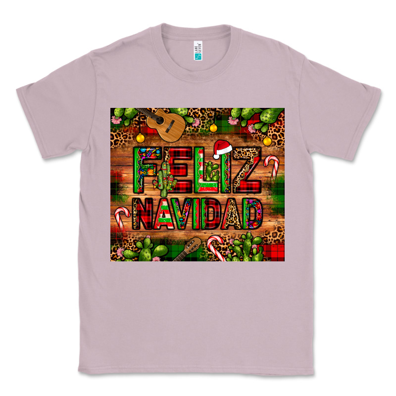 Feliz Navidad Christmas Cactus Leopard Classic Tee by JahusDesignShop | Teevron