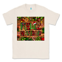 Natural feliz navidad Christmas cactus leopard Classic Tee - JahusDesignShop