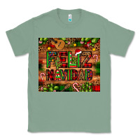 Sage feliz navidad Christmas cactus leopard Classic Tee - JahusDesignShop