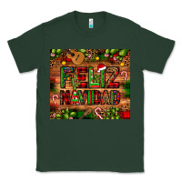 Sports Green feliz navidad Christmas cactus leopard Classic Tee - JahusDesignShop