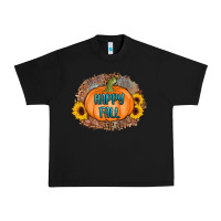 Black happy fall Urban Heavy Tee - AdoDesignShop