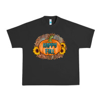 Pigment Black happy fall Urban Heavy Tee - AdoDesignShop