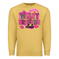 Antique Gold Heart breaker club Valentine's Day Premium Sweatshirt - HowdyJamesFarm