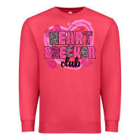 Cardinal Heart breaker club Valentine's Day Premium Sweatshirt - HowdyJamesFarm