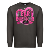 Smoke Heart breaker club Valentine's Day Premium Sweatshirt - HowdyJamesFarm