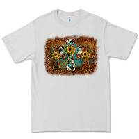 Dove Grey cross backgraund Premium Tee - JahusDesignShop
