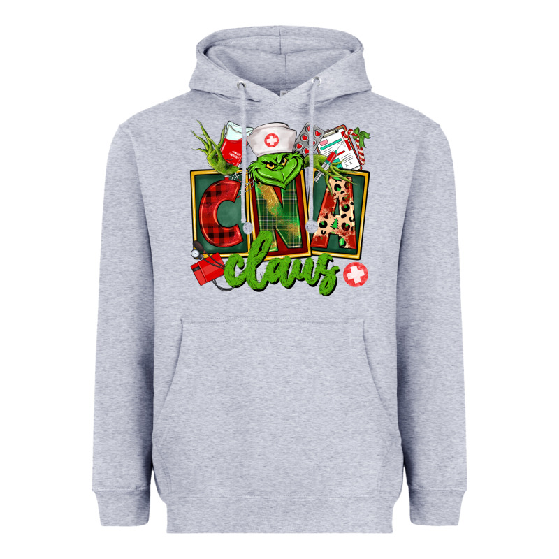 Cna  Certified Nursing Assistant Claus Heavyweight Hoodie by CowGirlArtShop | Teevron
