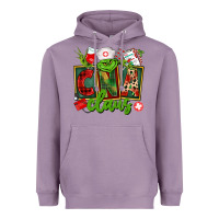 Lavender cna  certified nursing assistant claus Heavyweight Hoodie - CowGirlArtShop