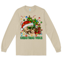 Mushroom Christmas Vibes Long Sleeve Tee - BundleAndBundleShop