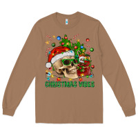 Toasted Coconut Christmas Vibes Long Sleeve Tee - BundleAndBundleShop