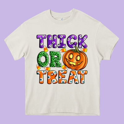 Thick Or Treat Heavy Core Tee Designed By Artiststas