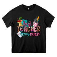 Black best teacher ever Heavy Core Tee - AdoDesignShop