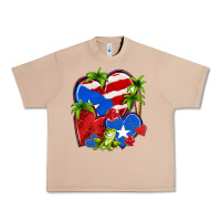 Burro puerto rico hearts Urban Heavy Tee - NancyCooperArtShop