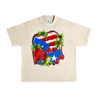 Sandshell puerto rico hearts Urban Heavy Tee - NancyCooperArtShop