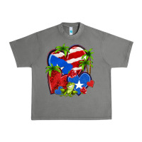 Tornado puerto rico hearts Urban Heavy Tee - NancyCooperArtShop