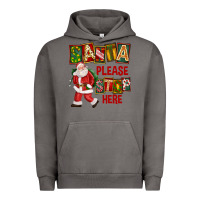 Pigment Tornado Santa Please Stop Here Urban Hoodie - FaDigitalArtStudio