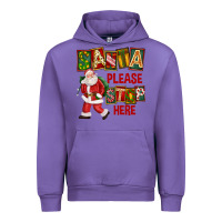 Tulip Santa Please Stop Here Urban Hoodie - FaDigitalArtStudio