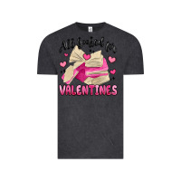 Vintage Black all booked for valentines Vintage Tee - MaliasSmallBusiness