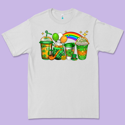 St Patricks Coffee Premium Tee Designed By Jasminsmagicworld