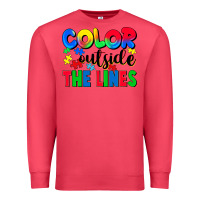 Cardinal Color outside the lines Premium Sweatshirt - CowGirlArtShop