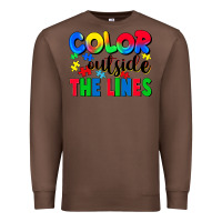 Chestnut Color outside the lines Premium Sweatshirt - CowGirlArtShop