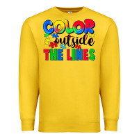 Color Outside The Lines Premium Sweatshirt | Teevron