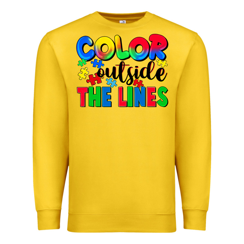 Color Outside The Lines Premium Sweatshirt by CowGirlArtShop | Teevron