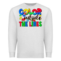 Oatmeal Heather Color outside the lines Premium Sweatshirt - CowGirlArtShop