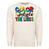 Sandshell Color outside the lines Premium Sweatshirt - CowGirlArtShop