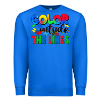 True Royal Color outside the lines Premium Sweatshirt - CowGirlArtShop