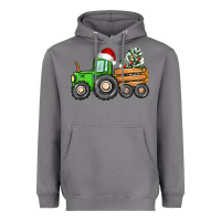 Storm christmas tractor Heavyweight Hoodie - CowGirlArtShop