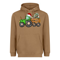 Toasted Coconut christmas tractor Heavyweight Hoodie - CowGirlArtShop