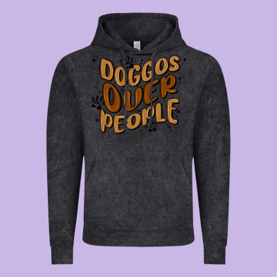 Doggos Over People Vintage Hoodie Designed By Maliassmallbusiness