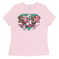 Bubblegum Pink super nurse Ladies Tee - RanaPortraitStore