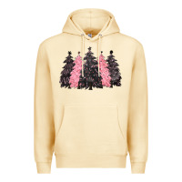 Pina Colada pink christmas trees Premium Hoodie - CowGirlArtShop