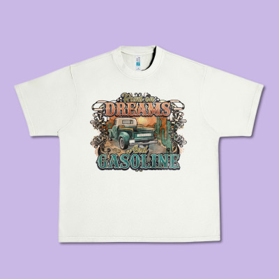 Runs On Dreams And Gasoline Truck Western Urban Heavy Tee Designed By Nancycooperartshop