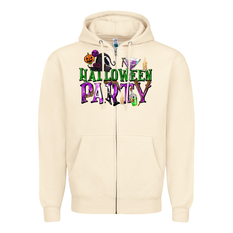 Halloween Party Zipper Hoodie by texasbilliewilder | Teevron