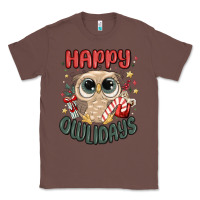 Chestnut happy owlidays Classic Tee - MaliasSmallBusiness