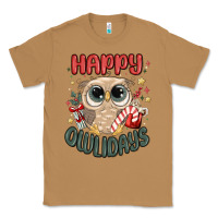 Toasted Coconut happy owlidays Classic Tee - MaliasSmallBusiness