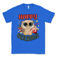 True Royal happy owlidays Classic Tee - MaliasSmallBusiness