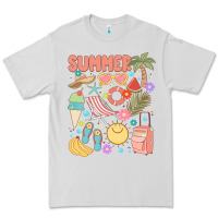 Dove Grey retro summer Premium Tee - JahusDesignShop