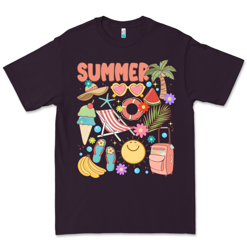 Retro Summer Premium Tee by JahusDesignShop | Teevron